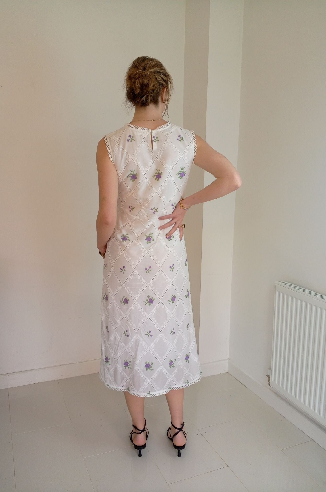 PURE PREMIUM COTTON EMBROIDERED DRESS