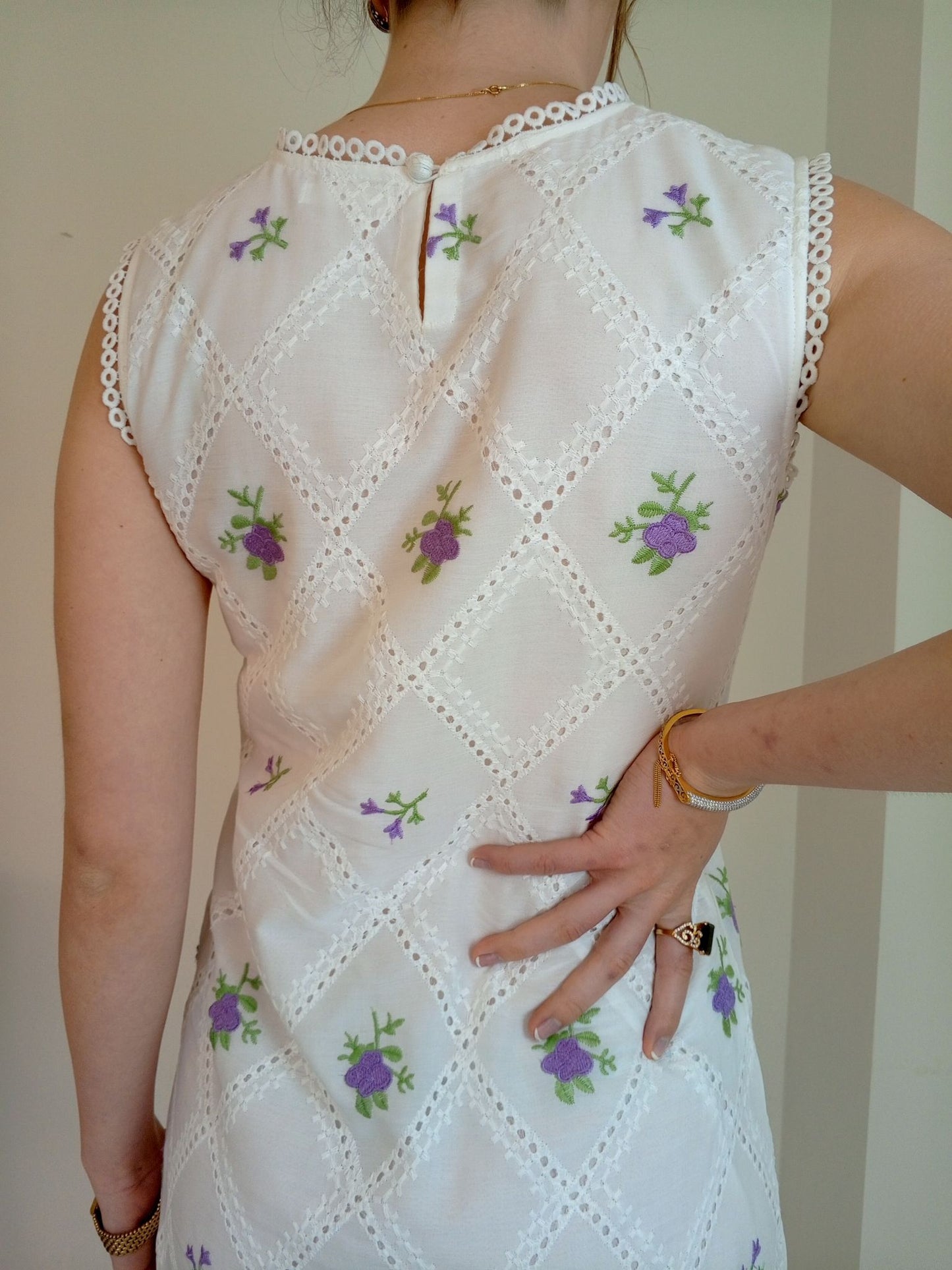 PURE PREMIUM COTTON EMBROIDERED DRESS