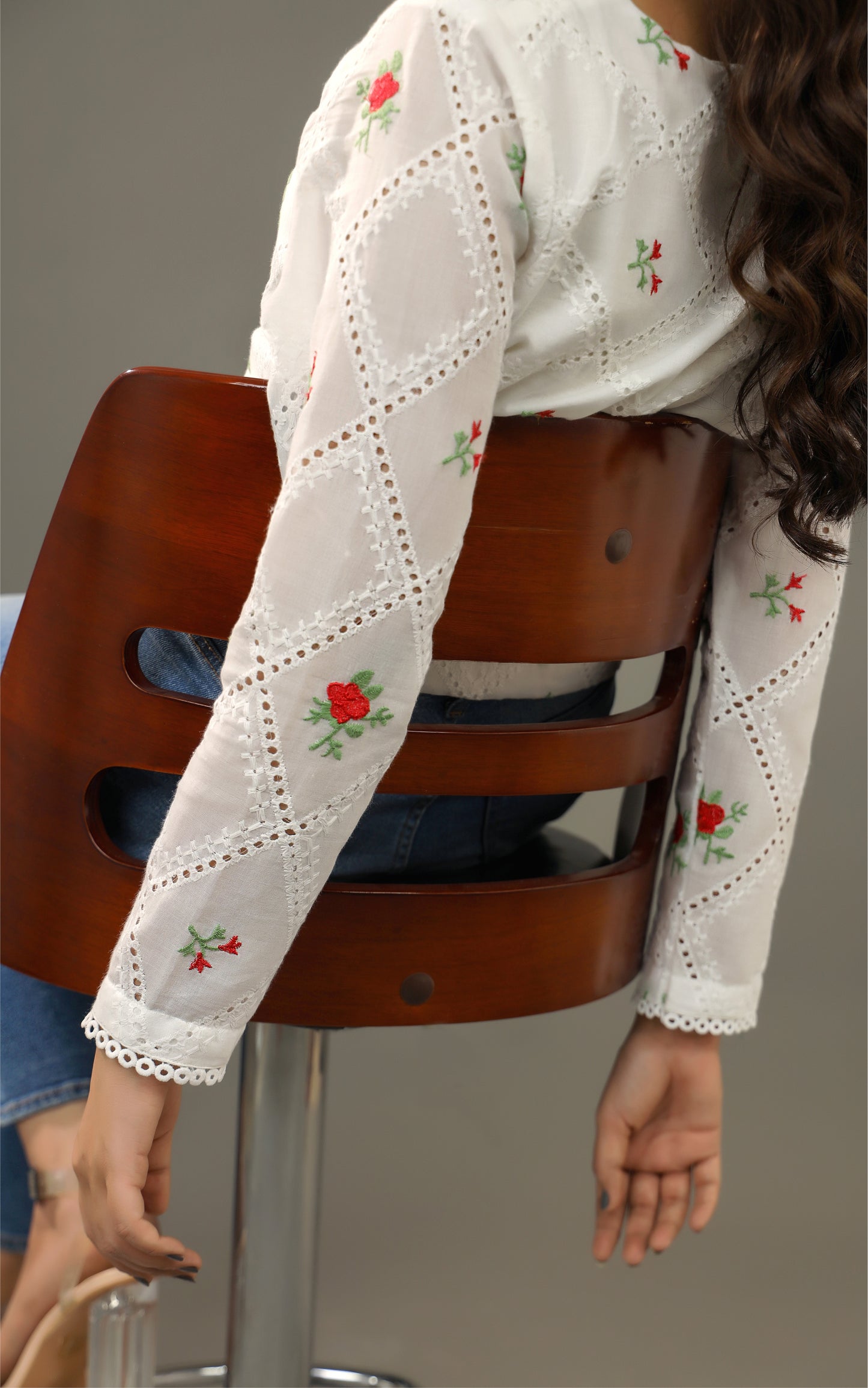 RED ROSE CARDIGAN