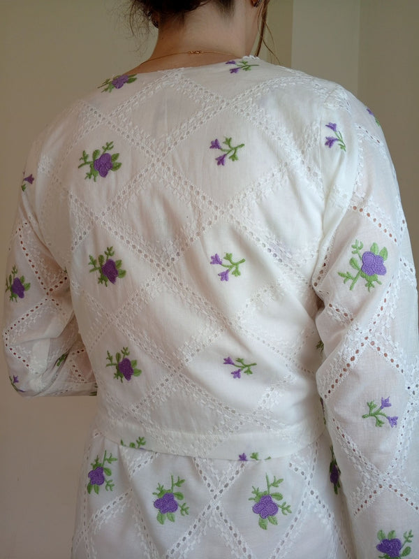 Aura cardigan - Mulberry Plum